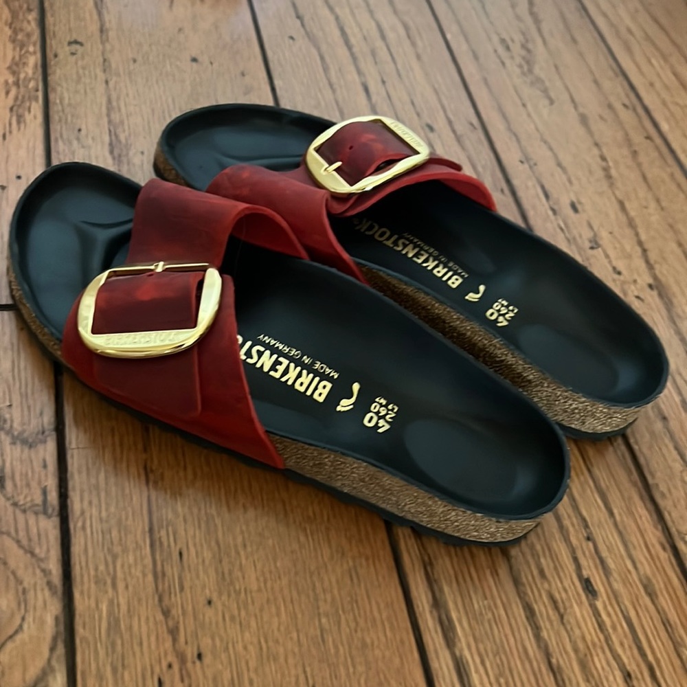 Birkenstock Madrid Big Buckle. Worn once. Size 40